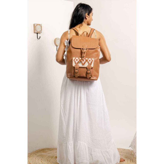 Aztec Vegan Leather Backpacks