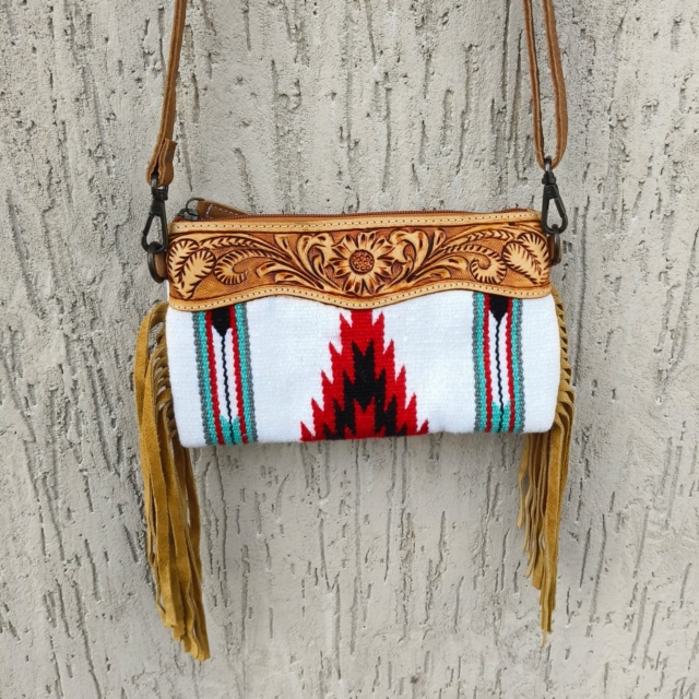 Tooling Carving Saddle Blanket Rug's Bag