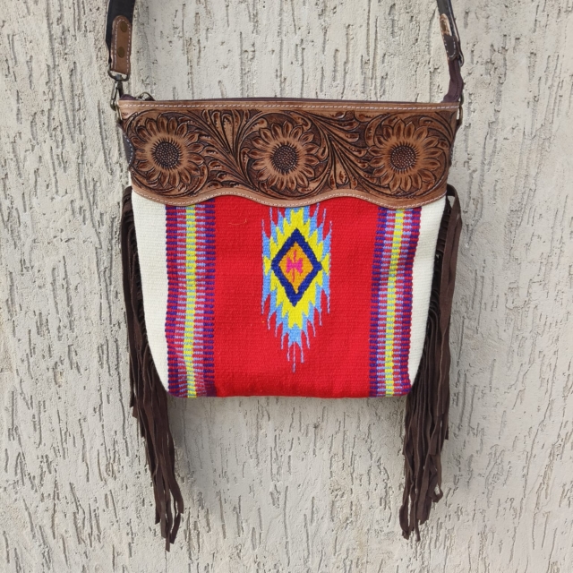 Tooling Carving Saddle Blanket Rug's Bag