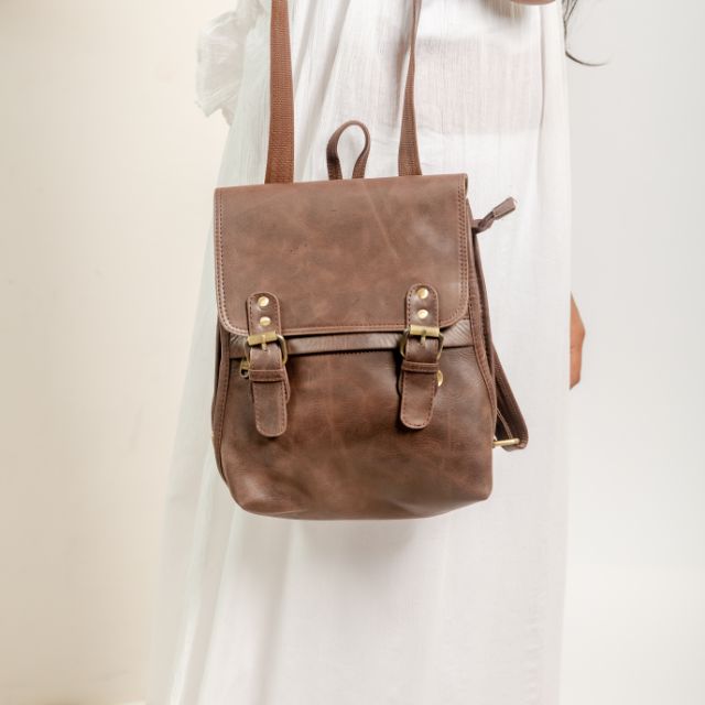 Leather Backpack Venus Leathers Leather Hairon Bags