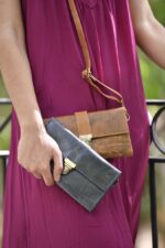 Crunch Leather Wallet BLACK - Image 2