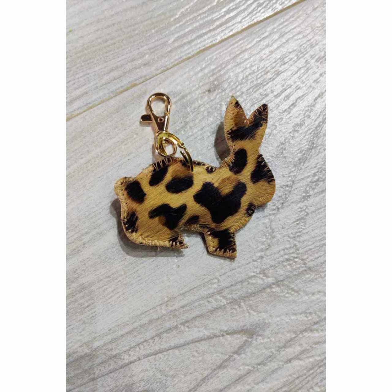 1015-1.jpg Rabbit Keychain - Image 1