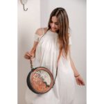 Cowhide Tooling Carving Sling Bag - Image 5