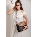 Cowhide Tooling Carving Sling Bag - Image 4