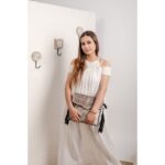 Cowhide Tooling Carving Sling Bag - Image 2