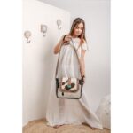 Cowhide Tooling Carving Sling Bag