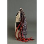 Cowhide Tooling Carving Fringe Bag - Image 4