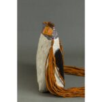 Cowhide Tooling Carving Fringe Bag - Image 5
