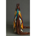 Cowhide Tooling Carving Fringe Bag - Image 6