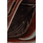 Cowhide Tooling Carving Fringe Bag - Image 7