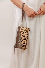 Cowhide Tooling Carving Clutch - Image 3