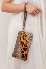 Cowhide Tooling Carving Clutch - Image 3