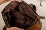 Cowhide Tooling Carving Handbag - Image 7
