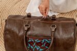 Crunch Leather Duffle Bag - Image 5