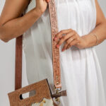 Cowhide Tooling Carving Fringe Bag - Image 6