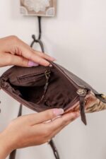 Cowhide Tooling Carving Sling Bag - Image 8