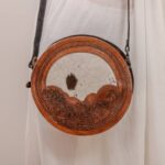 Cowhide Tooling Carving Sling Bag - Image 3
