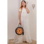 Cowhide Tooling Carving Handbag
