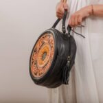 Cowhide Tooling Carving Handbag - Image 5