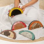 Cowhide Tooling Carving Clutch