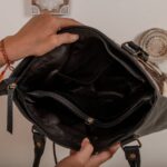 Cowhide Tooling Carving Tote - Image 5