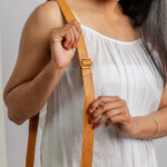 Cowhide Tooling Carving Fringe Bag - Image 7