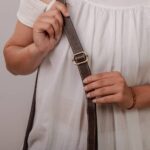 Cowhide Tooling Carving Sling Bag - Image 4