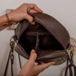 Cowhide Tooling Carving Sling Bag - Image 7