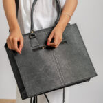 Cowhide Tooling Carving Tote - Image 5