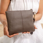 Cowhide Tooling Carving Clutch - Image 7