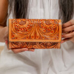 Cowhide Tooling Carving Wallet