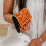 Cowhide Tooling Carving Wallet - Image 3