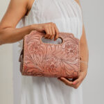 Cowhide Tooling Carving Handbag