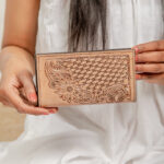 Cowhide Tooling Carving Wallet