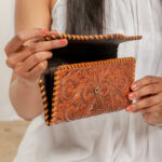 Cowhide Tooling Carving Wallet - Image 4
