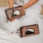 Cowhide Tooling Carving Wallet