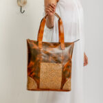 Cowhide Tooling Carving Handbag - Image 2