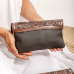 Cowhide Tooling Carving Wallet - Image 4