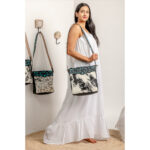 Cowhide Tooling Carving Handbag