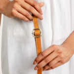 Cowhide Tooling Carving Fringe Bag - Image 4