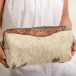 Cowhide Tooling Carving Jewelry Box - Image 4