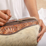 Cowhide Tooling Carving Jewelry Box - Image 7