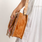 Tooling Carving Saddle Blanket Handbag - Image 3