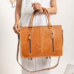 Tooling Carving Saddle Blanket Handbag - Image 6
