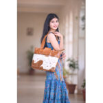 Cowhide Tote Bag