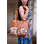Cowhide Tote Bag
