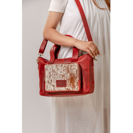 Cowhide Tote Bag