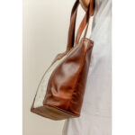 Leather Cowhide Tote Bag - Image 5