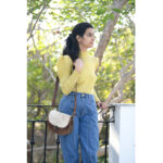 Lock Cowhide Sling Bag - Image 3