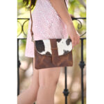 Leather Cowhide Sling Bag - Image 3